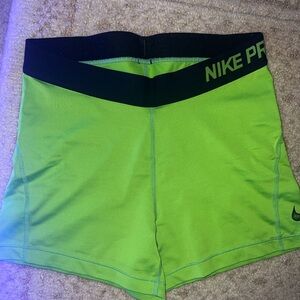 Green Nike Pros
